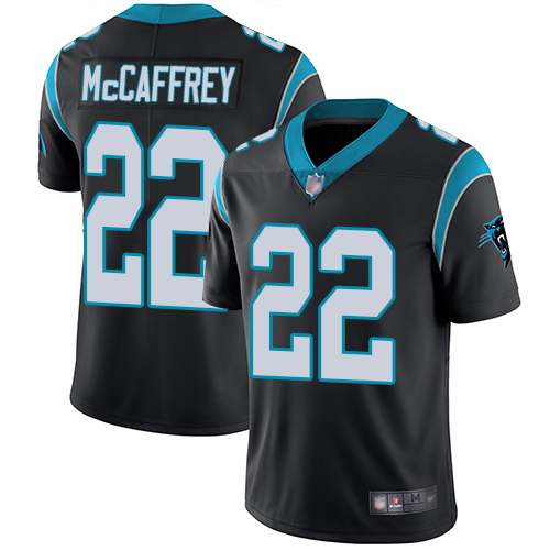 Carolina Panthers Limited Black Men Christian McCaffrey Home Jersey NFL Football #22 Vapor Untouchable
